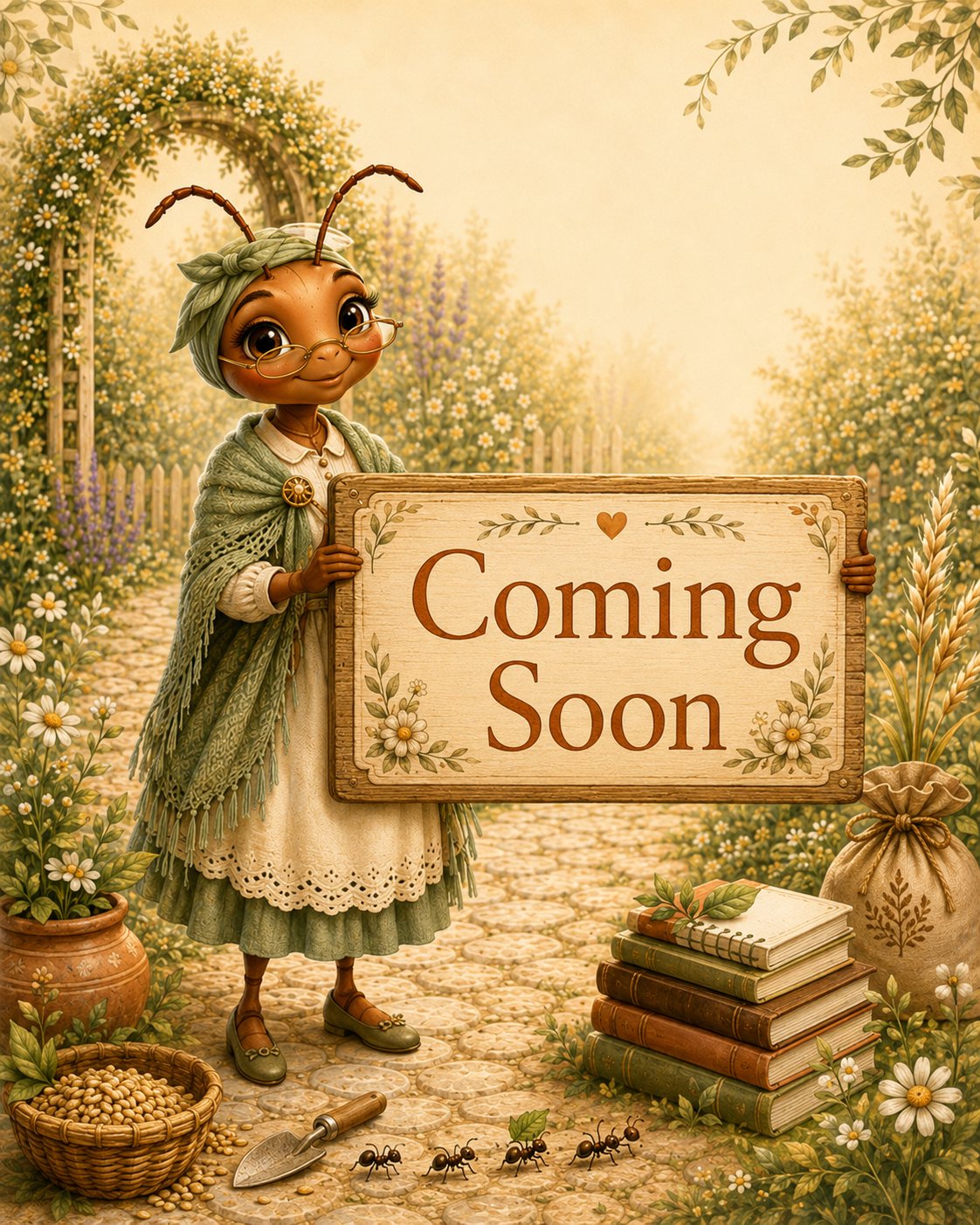 Mrs. Ant, artwork coming soon